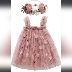 🆕️BGFKS Layered Tulle Tutu Dress with 2 Bows 🎀